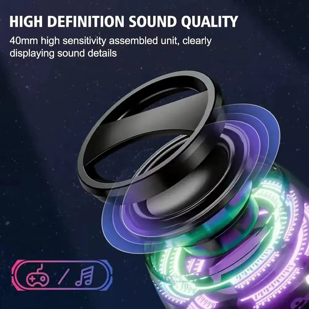 Bluetooth 5.3 Speaker Magnetic Speaker Portable Mini Speaker Colorful RGB Light Speaker Mini Sound Box for Home Office Outdoor