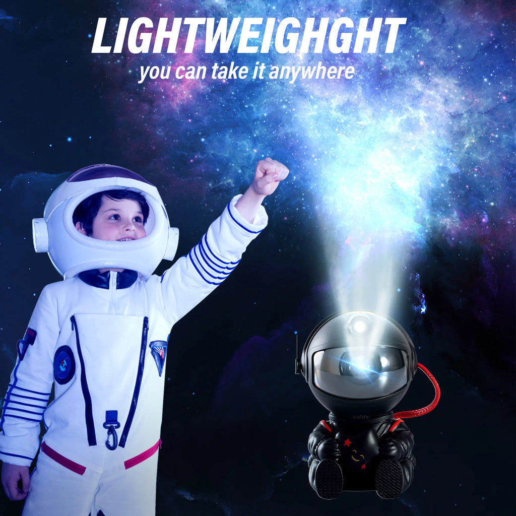 Astronaut Galaxy Projector, Starry Sky Nebula Projection Night Light with Remote Control and Timer, Suitable for Bedroom and Party Decoration